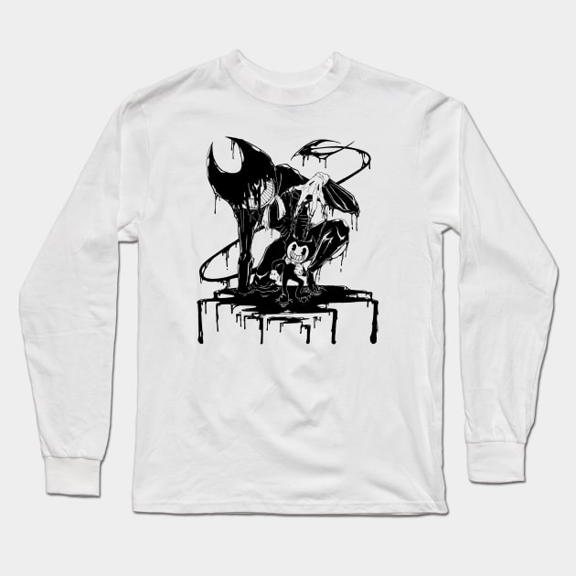 Bendy Long Sleeve T-Shirt by Sikometholiy